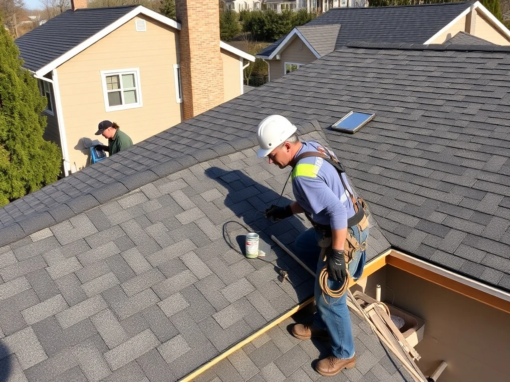Roof repair completed